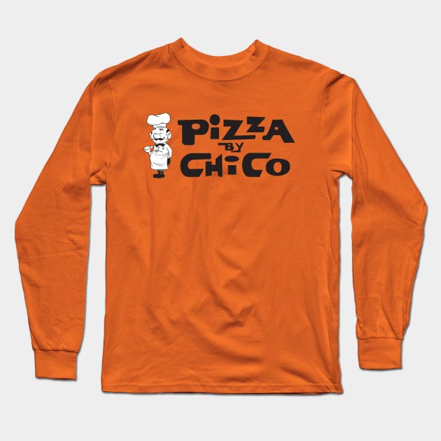 Pizza by Chico Long Sleeve T-Shirt by dirtysouth